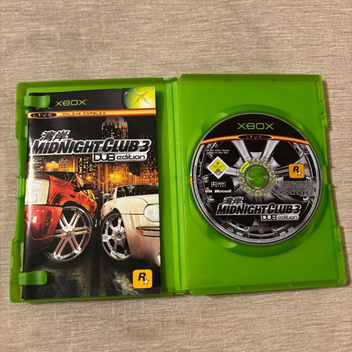 Midnight Club 3 Xbox Original used, English and complete