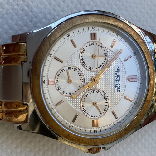 Kenneth Cole Reaction KC3789 watch new, quartz, stainless steel