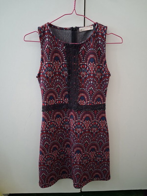 BSB dress XS used, colorful with lace detail