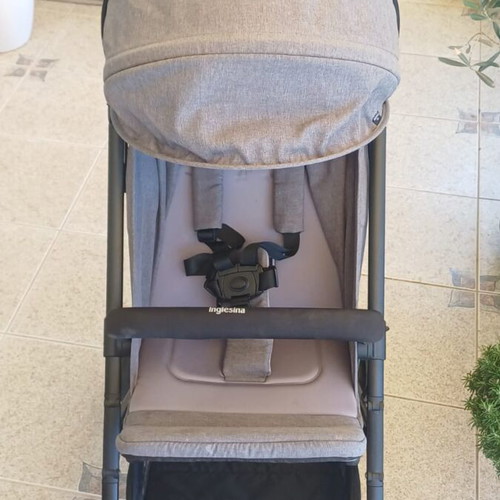 Inglesina Sketch stroller used with Nattou rocking dog gift