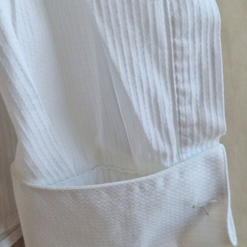 Prince Oliver Luxury XXL men's white dress shirt with French cuffs