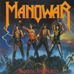 Manowar Fighting The World CD album repress near mint, heavy metal