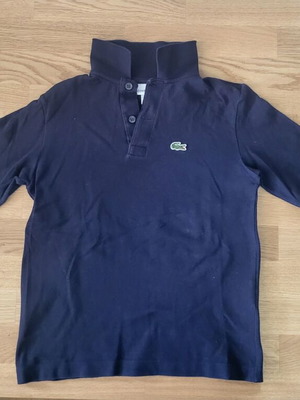 Lacoste children's polo shirt 128cm like new, blue