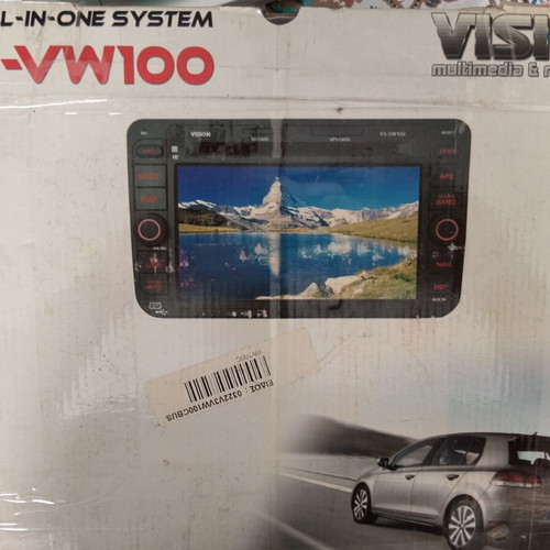 Vision V3-VW100 multimedia car screen used, GPS navigation, Bluetooth