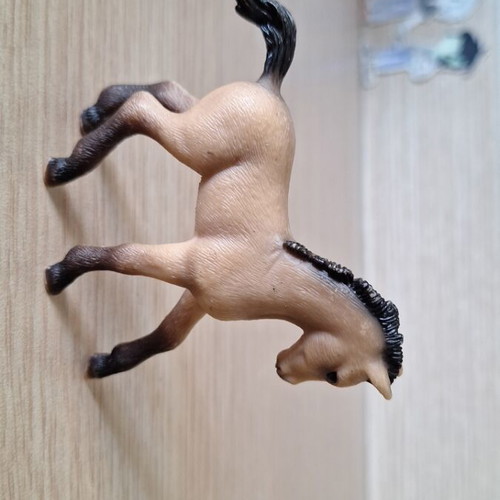 Schleich collectible horse figure with black details