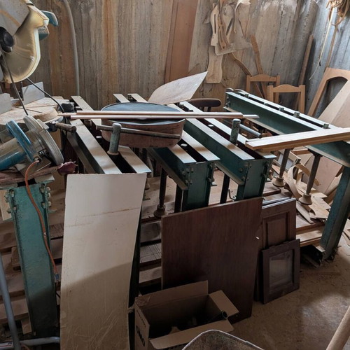 Professional woodworking machines used, package