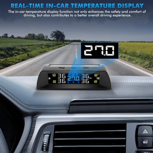 TPMS tire pressure monitoring system like new with solar charging