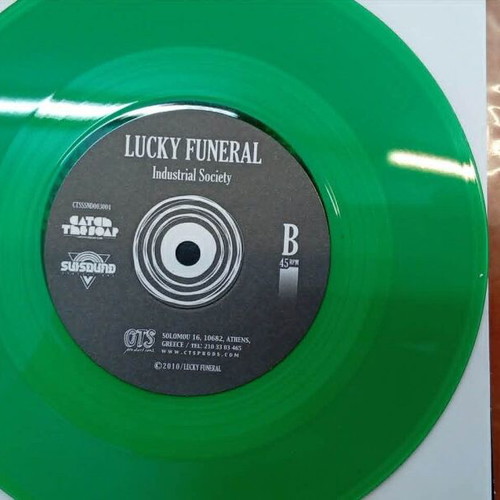 The Orange Man Theory / Lucky Funeral Split 7’ vinyl like new