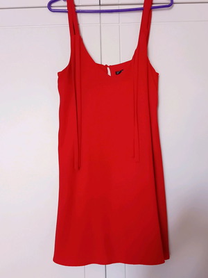 Red mini dress Zara like new, summer style