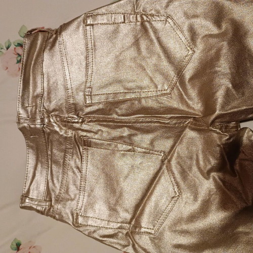 Gold Pull & Bear pants like new, five-pocket skinny fit