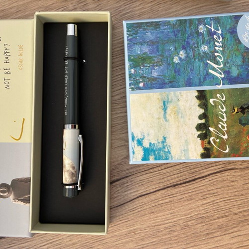 Claude Monet and Oscar Wilde art and stationery set, 3 pieces new