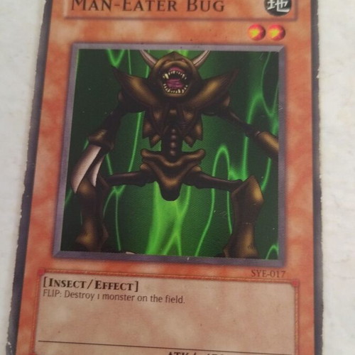 Man-Eater Bug Yu-Gi-Oh card like new