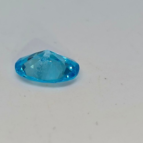 Blue Topaz semi-precious stone oval cut like new