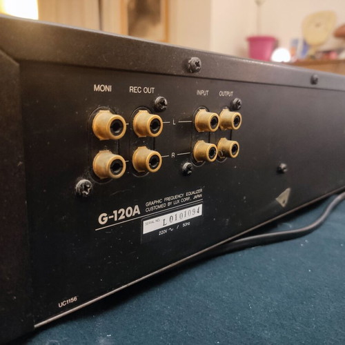 Japanese analog EQ Luxman G-120A used vintage