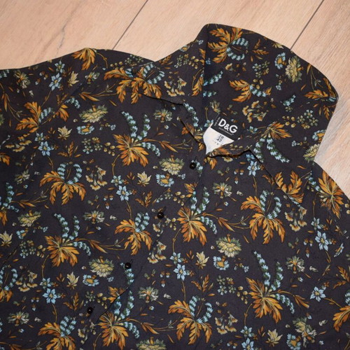 Dolce & Gabbana vintage silk shirt with floral print used, size 42