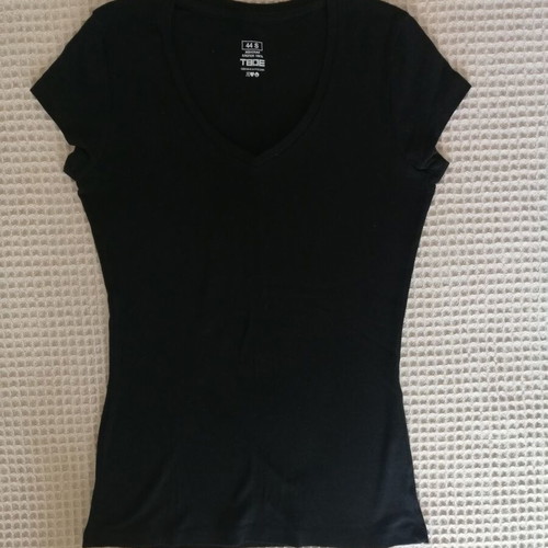 Blouse size S black 100% cotton like new