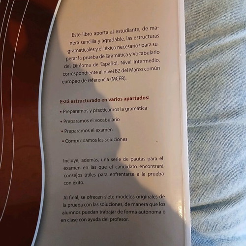 Spanish learning books used, Dele B2, grammar and vocabulary