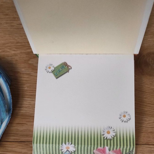 Note pads new, 2 packs with dolphin and flower designs