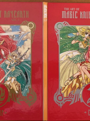Artbooks Magic Knight Rayearth Vol.1 & Vol.2 καινούργια, σκληρόδετα