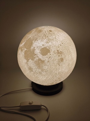 3D Printed Moon Lamp Table Lamp New USB LED