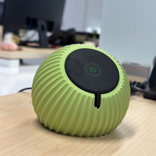 Sphere Charger Stand New 3D Printed Wireless Charging Base Gadget