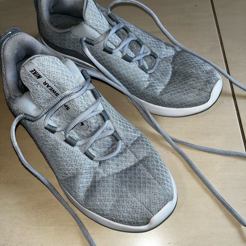 Nike shoes like new, athletic, gray, size 44