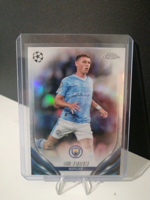Phil Foden 2024 Topps Chrome Refractor σαν καινούργιο