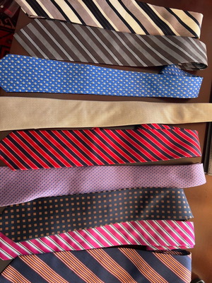 9 Επώνυμες Γραβάτες Σαν Καινούργιες, Zegna, Ferragamo, Boss, Brioni, Cornelliani