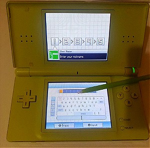 Nintendo DS Lite (DSlite) lime green