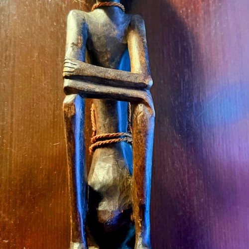 Handmade African Ebony Wood Figurine like new