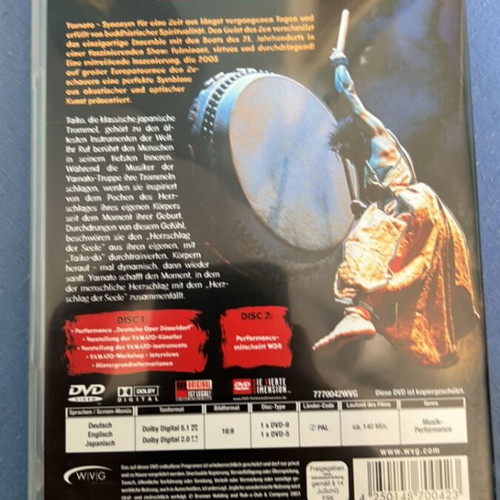 Yamato The Drummers Of Japan DVD like new