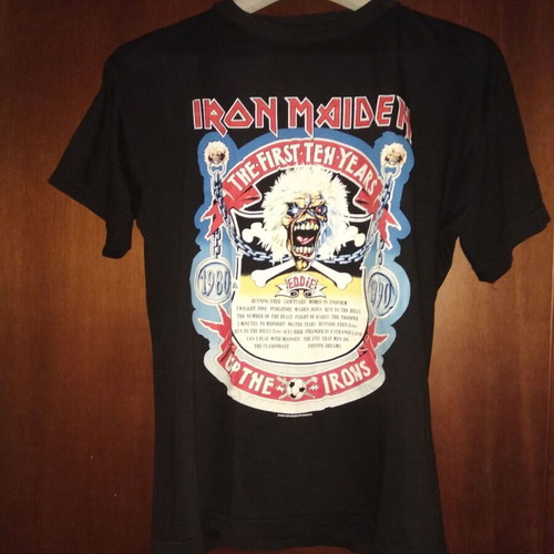 Iron Maiden The First Ten Years – Up the Irons short sleeve shirt used