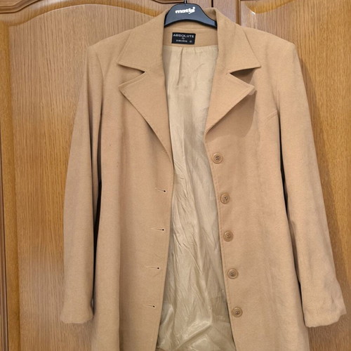 Absolute by Sorotos women's suede jacket like new, beige