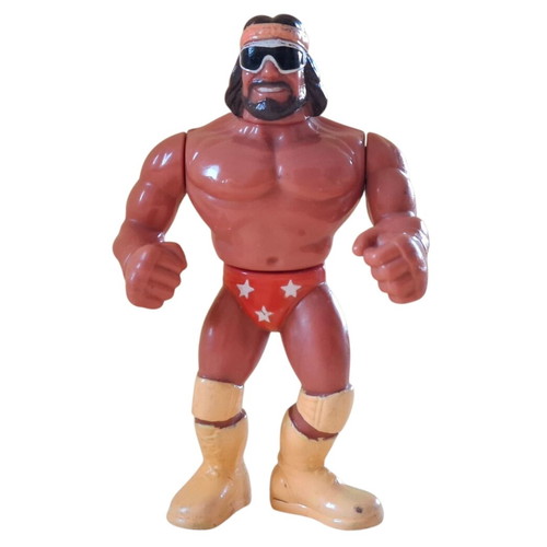 Hasbro WWF Macho Man Randy Savage vintage action figure, functional
