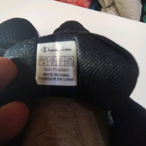 Champion No44 athletic shoes like new, dark blue and light blue