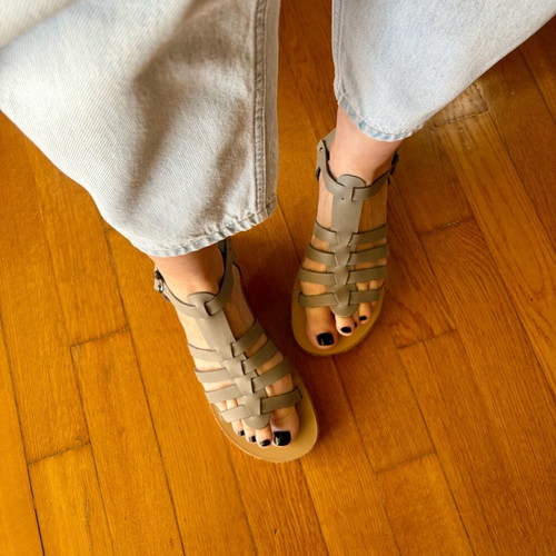 Esiot Gladiator Sandals size 41 new, gray