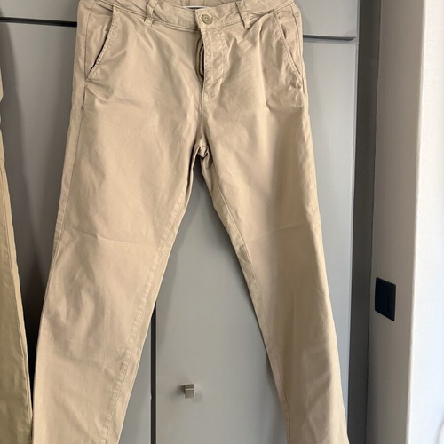 Zara men's pants beige large set of 2 like new