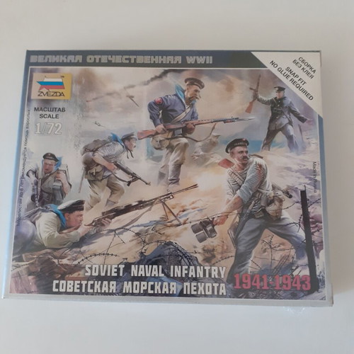 Soviet Naval Infantry 1941-1943 Zvezda model kit new