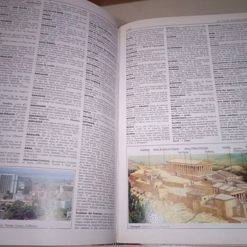 Le Petit Larousse Illustre 1994 French-French Dictionary used