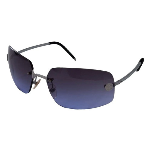 Chanel Vintage 90s Rimless Sunglasses 4035 C167/79 used, purple gradient