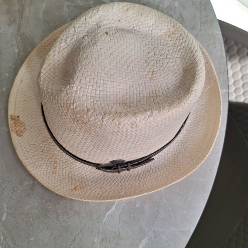 Karfil hats hat used, beige, size 58 unisex