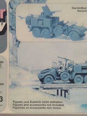 Preiser military 1:87 μοντέλα σαν καινούργια, σετ τριών γερμανικών θεμάτων
