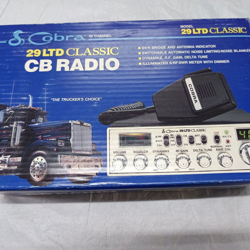 Cobra 29LTD Classic CB radio with microphone