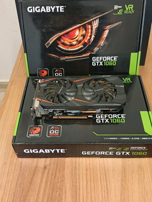 Κάρτα γραφικών Gigabyte GTX 1060 3GB σαν καινούργια
