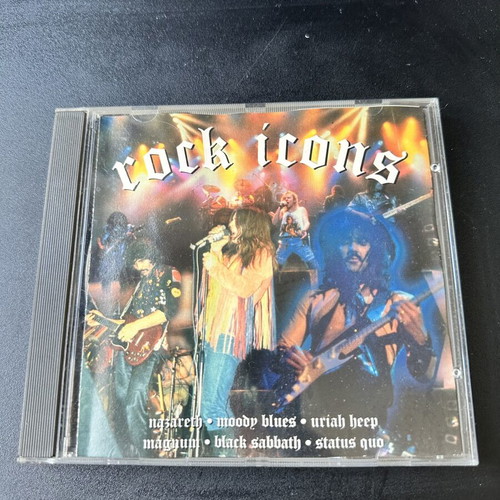 Rock Icons CD, various artists including Nazareth, Black Sabbath, Uriah Heep, Gary Moore