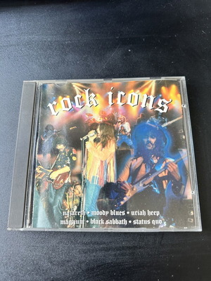 Rock Icons CD, various artists including Nazareth, Black Sabbath, Uriah Heep, Gary Moore