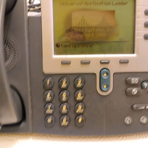 Cisco ip phone 7960 used with LCD issue and stand problem