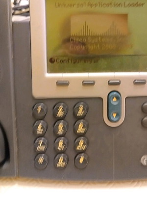 Cisco ip phone 7960 used with LCD issue and stand problem