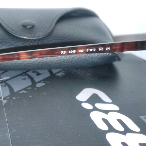 Ray Ban Clubround sunglasses like new, brown tortoise with gold details