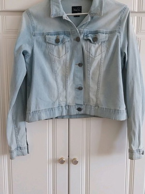 Esmara denim jacket turquoise like new, size M